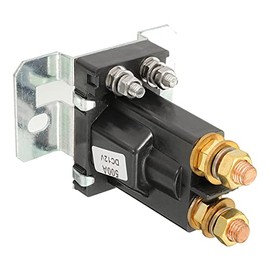 FJYDM Dual Battery Isolator Relay Start On/Off 4 Pin 500A 12V for Car Power Switch