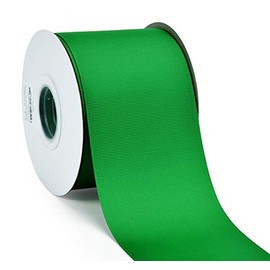 YAMA 3 inch Solid Grosgrain Ribbon Roll - 25 Yards for Gift Wrapping Ribbons,Green