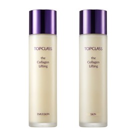 Charmzone Top Class The Collagen Lifting Basic Set (Skin + Emulsion), 1 Set / 탑클래스 더 콜라겐 리프팅 기초 세트 (스킨 + 에멀전), 1세트