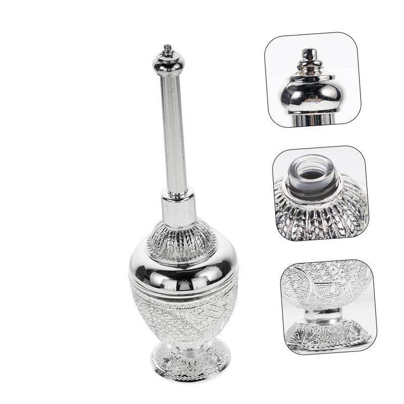 Mobestech Elegant European Style Decorative Holy Water Bottle Delicate Pattern