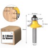 Yakamoz 5pcs Round Over Router Bit Tungsten Carbide Roundover Edging