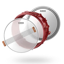 EVANS | Snare Tune Up Kits | Parche para Tarola | 14 Pulgadas | ESTUK-14ECSRD-1