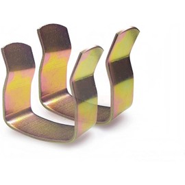 2 x Metal U Clips for Connecting Divan Bed Supports or Ottoman Bed Supports (Pack of 2)