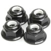 Schumacher Racing U2812 M4 Nyloc Wheel Nut - Black Alloy