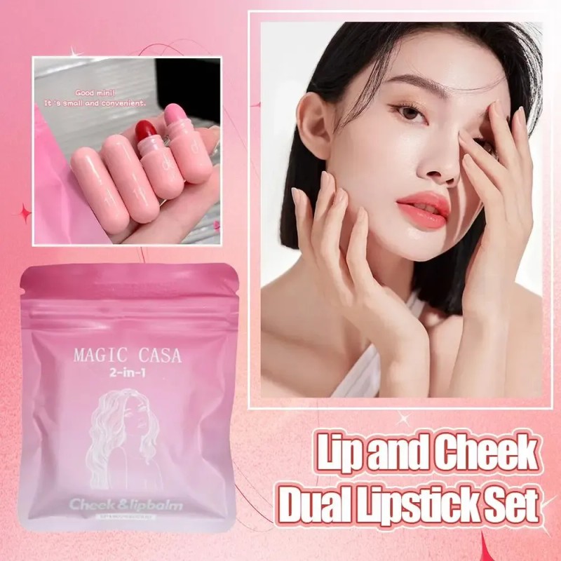 Set De 12 Labiales En Cápsula - Multiusos, Mate Duradero