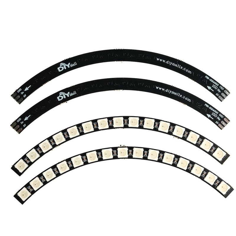 Sparkleiot 60 Bits 60 X WS2812 5050 RGB LED Ring