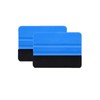 2Pcs Felt Edge Squeegee 4 Inch Car Vinyl Scraper Auto