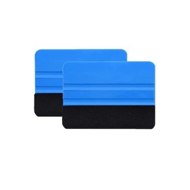 2Pcs Felt Edge Squeegee 4 Inch Car Vinyl Scraper Auto Styling Vinyl Wrap Tool Scratch Free Squeegee Wallpaper Smoother