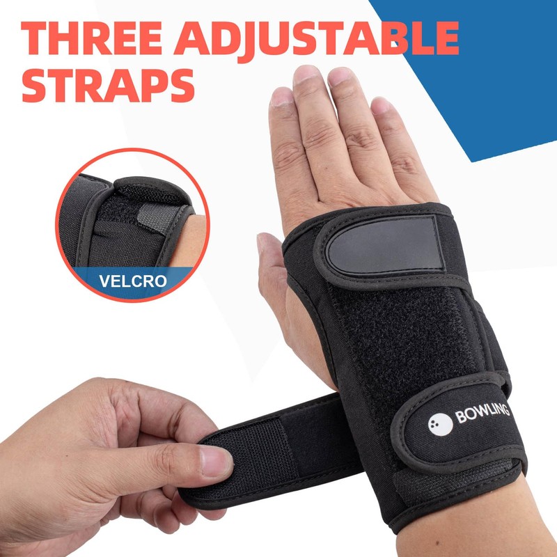 FURBBION Bowling Gloves, Bowling Wrist Splint, Bowling Wrist Support, Bowling