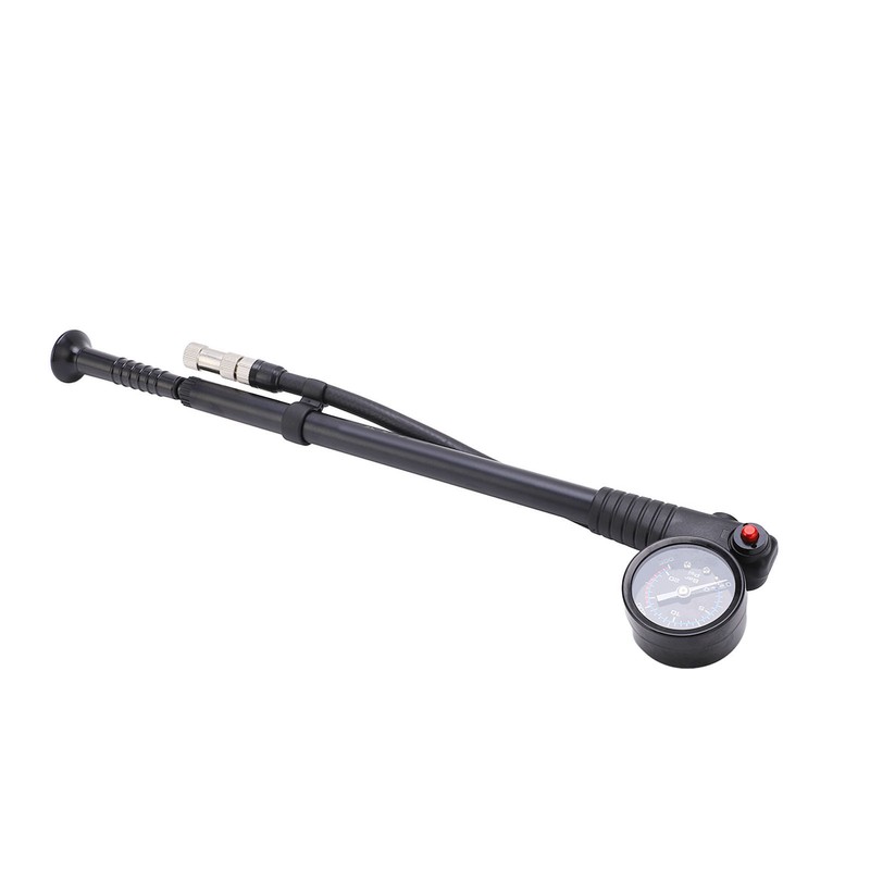 Shock Pump 300PSI Visual Pressure Dial 360° Rotation Inflation Tube