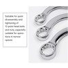 AIMALL 5-Piece S-Style Double-Ended Ring Wrench Set – U-Shaped C-Shaped