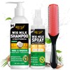 Wig Shampoo for Synthetic Wigs & Wig Milk Spray for