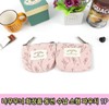 Wood-pattern cosmetic and coin storage small pouch 1P / 나무무늬 화장품 동전 수납 소형 파우치 1P