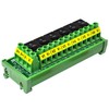 DIN Rail Mount 6 Channel Rocker Switch DC Power Distribution
