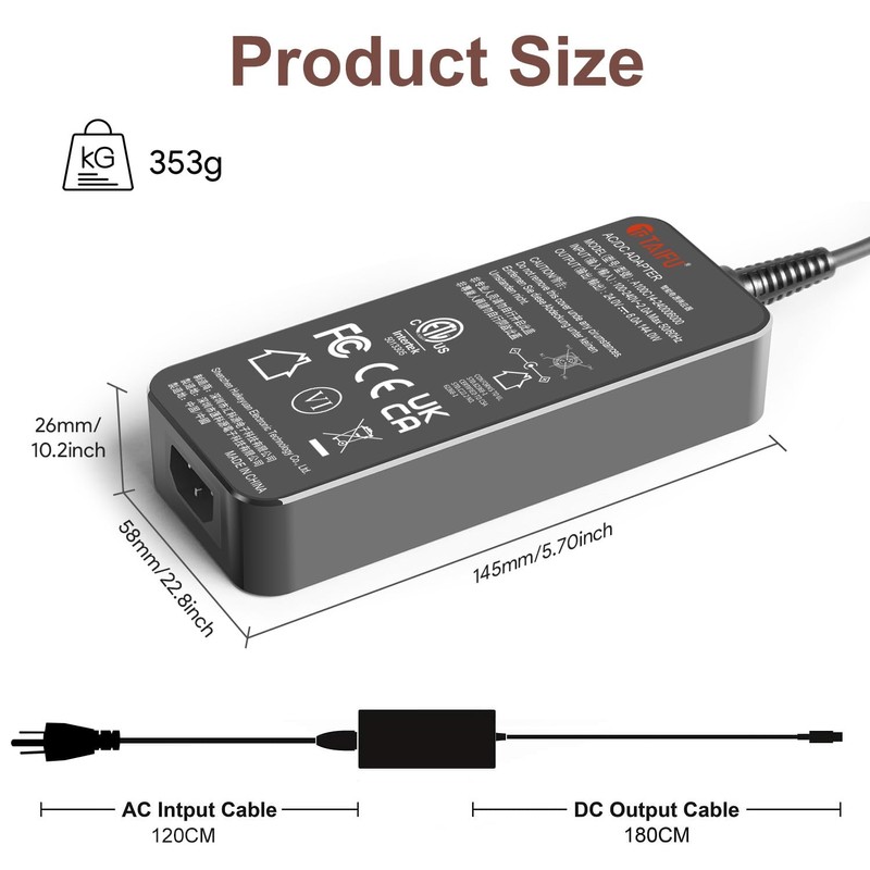 TAIFU 24V AC Adapter Charger for S.M.S.L SA300 HiFi Digital