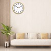 Wall Clock 9 Inch Battery Operated Silent Non-ticking Wall Clock