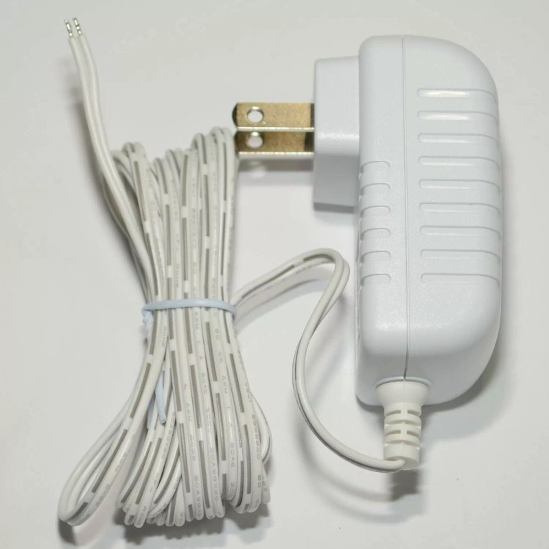 AVO 24VD100W 24VDC 1.0Amp White DC Power Supply Wall Plug