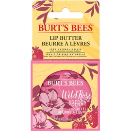 Burt's Bees 100% natural origin Moisturizing Lip Butter with Wild Rose and Berry, 11.3 Grams