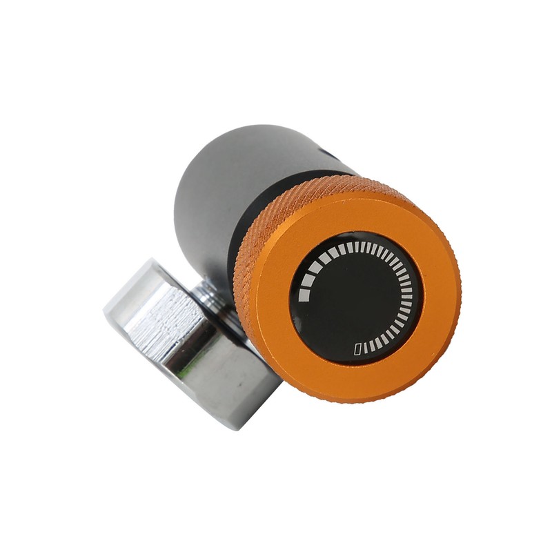 CO2 Refill Adapter Connector Valve ASA with 3000psi Pressure Gauge