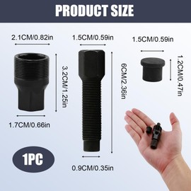 Bicycle crank puller tool, crank arm remover made of hardened carbon steel, crank remover, bicycle crank puller, crank arm puller, maintenance remover for bicycles repair