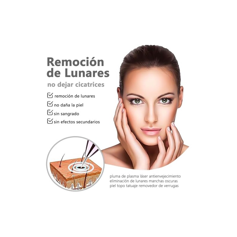 Plasma Pen, 10 niveles de intensidad, recargable, Con pantalla LED