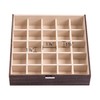 Frebeauty Earring Organizer Classic Jewelry Box 50 Slots Double Layer
