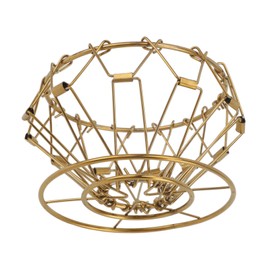 Stainless Steel Pour Over Coffee Dripper Filter Holder, Portable and Foldable, Slow Drip, Versatile Usage for Camping, Home Brewing and Travel (Gold)