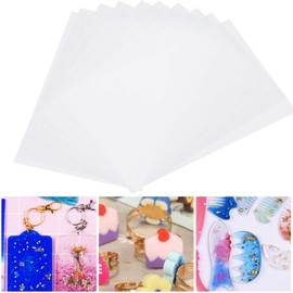 Cikonielf Pack of 20 Shrink Film Sheets Shrink Film Shrink Film Shrink Plastic Film for DIY Ornaments or Creative Crafts