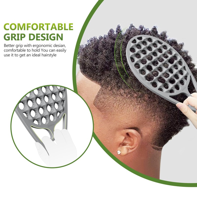 KOUPA Magic Silicone Curly Hair Brush, One Piece Twist Curl
