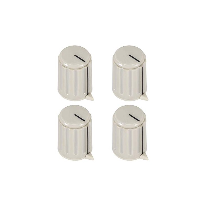 sourcing map 4pcs, 4mm Potentiometer Control Knobs For Electric Guitar