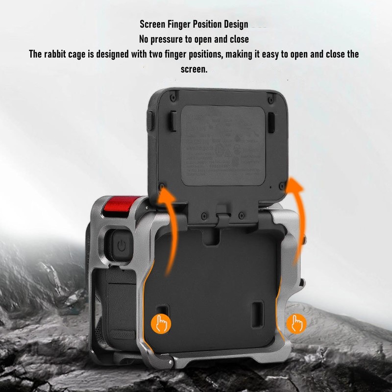 Aluminium Frame Cage for Insta360 Ace Pro 2, Quick Release