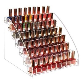 [Out_65] Display Stand Lipstick Holder Organizer Nail Transparent 7-Tier (49747743) / [아우트_65]진열대 립스틱 거치대 정리대 네일 투명 7단 (49747743)