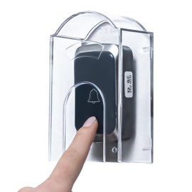 Waterproof Doorbell Push Button Cover for Outside,Doorbell Rain Cover Shield Hood - Weather Resistance,for Garage Door Opener Switch,Wireless Doorbell Chime