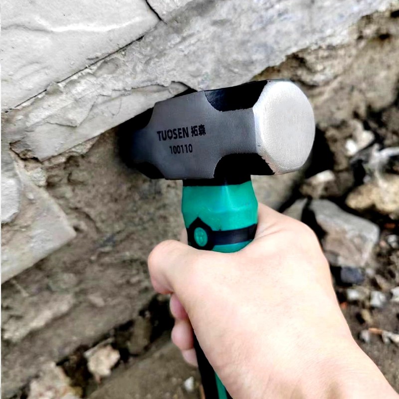 BSTEPRON 1lb Sledge Hammer, Mini Strike Drilling Hammer Sledgehammer with