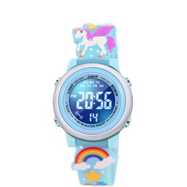 VAPCUFF Gifts for Girls Age 3-10, Watches for Kids Toy for 3 4 5 6 7 8 Year Old Girl Birthday Festival Christmas Gift for 4-9 Year Old Girl - Unicorn Blue