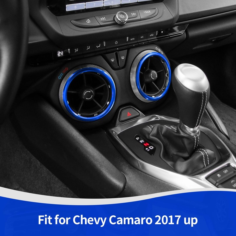 JOSHELA for Camaro Dash Air AC Vent Cover Trim Ring