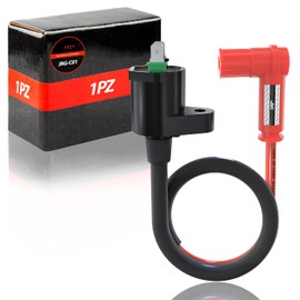 1PZ JRG-C01 12V Ignition Coil 18.1 inches (46 cm) Universal Durable Honda Monkey Gorilla Super Cab Magna 50 JAZZ Little Cab NS-1 FTR223 Gyro UP Late Gyro Canopy Replacement Bike Motorcycle Scooter