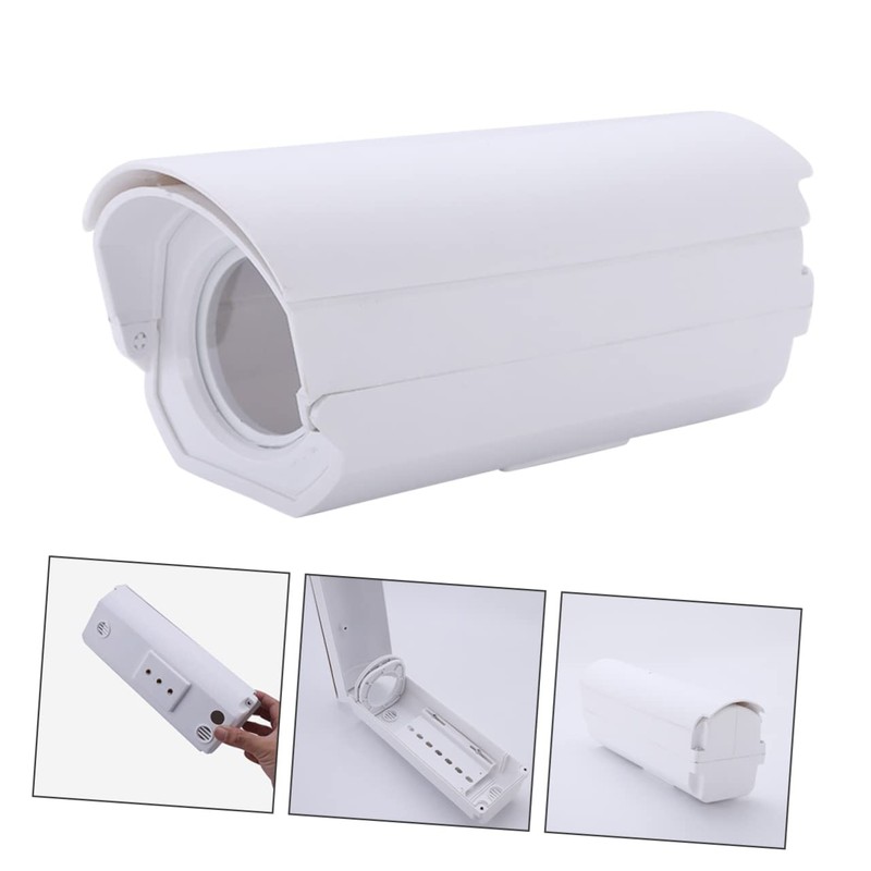 KOMBIUDA Plastic Security Camera Protective Cover Durable Case for Outdoor