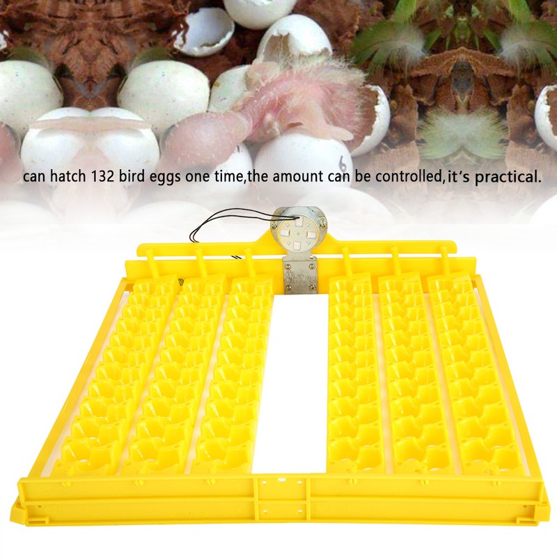 132pcs Eggs Automatic Egg Turner Turning Tray for Automatic Egg