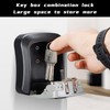 Jiujuda9 Key Safe Wall Mounted Outside, Key Lock Box Outdoor