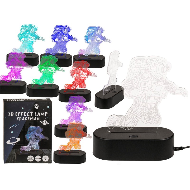 MIK funshopping 3D Light Night Light 3D Effect Lamp with