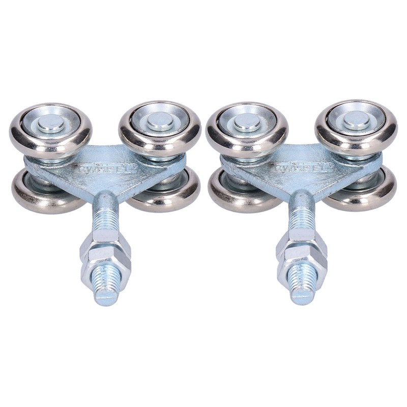 2Pcs Door Hanging Wheel Pulley Roller Glass Door Accessory for
