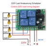 High Sensitivity DC 12V 4CH 4CH Wireless Remote Control Switch