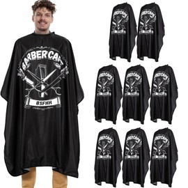 Hair Cutting KIT Tool Hair Cutting KIT Tool Professional Salon Cape Polyester Barber Cape Hair Cut Cape, 63”x56” (Pack of 8)