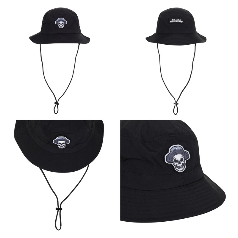 ELITEX TRAINING Boonie Unisex Water Resistant Velcro Sports Hat, black