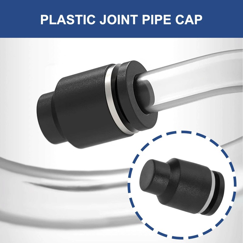 OTOTEC 10 Pcs 6mm OD Pneumatic Cap Hose Quick Cap