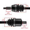 Caltric Front Right Complete CV Joint Axle for Polaris RZR