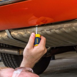 VACO VAC7122 12-Piece Screwdriver Set with Magnetizer, Phillips and Slotted Drivers, Laser-Etched Precision Blades and Comfort Handles