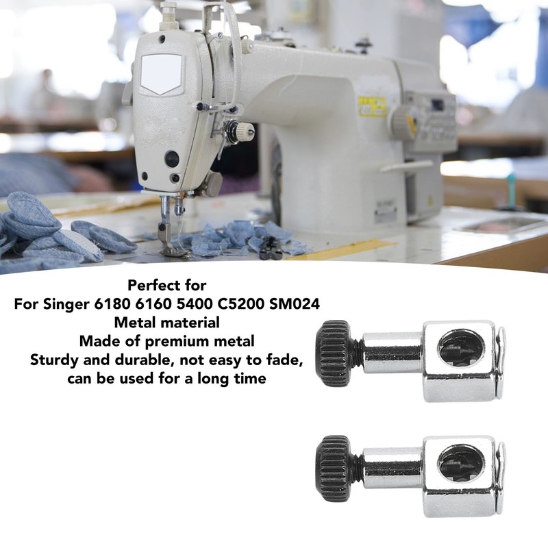 2pcs Sewing Machine Needle Clamp Replacement Compatible for Singer 6180