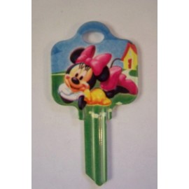 Minnie Mouse  Schlage SC1 house key blank